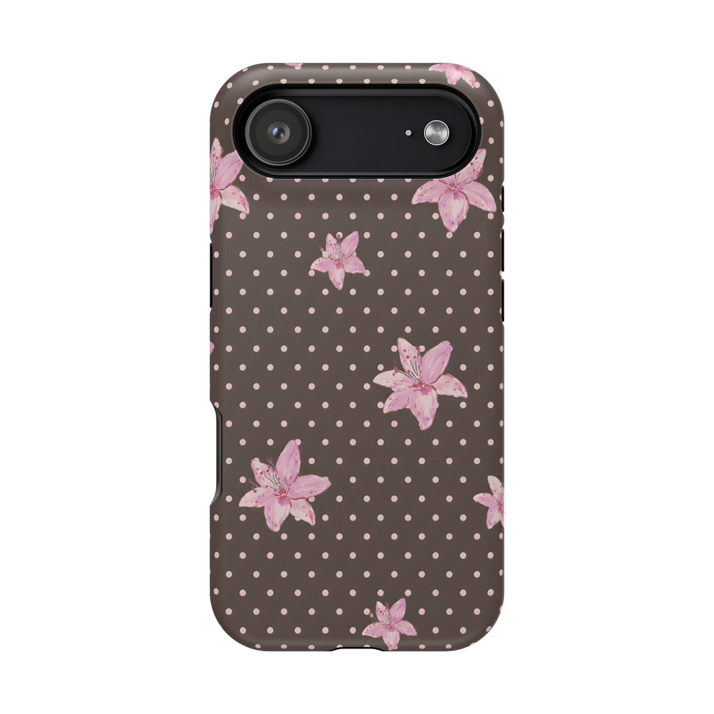 MagSafe Mocha Lily iPhone Case