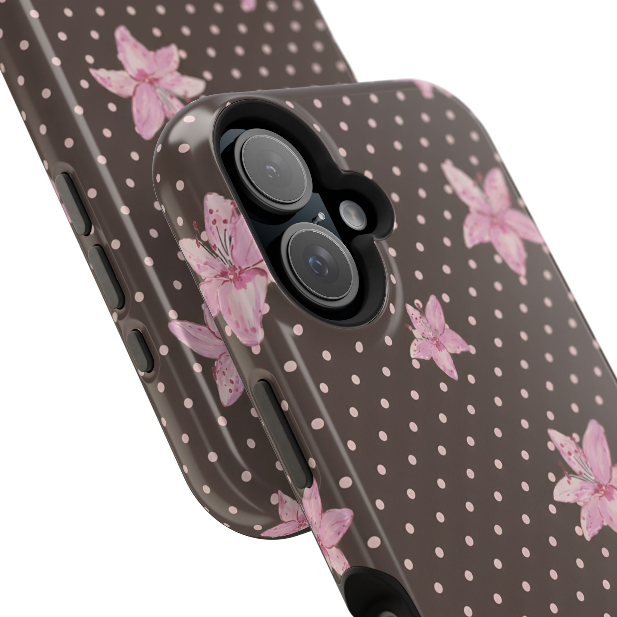 MagSafe Mocha Lily iPhone Case