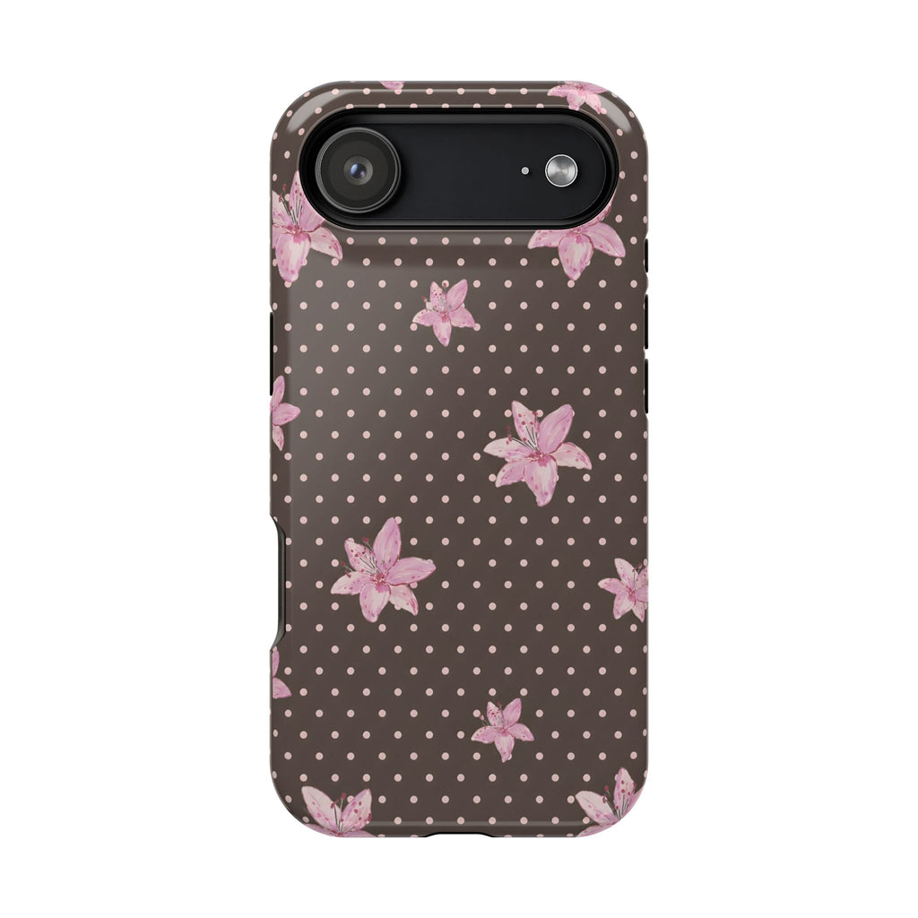Mocha Lily iPhone Case