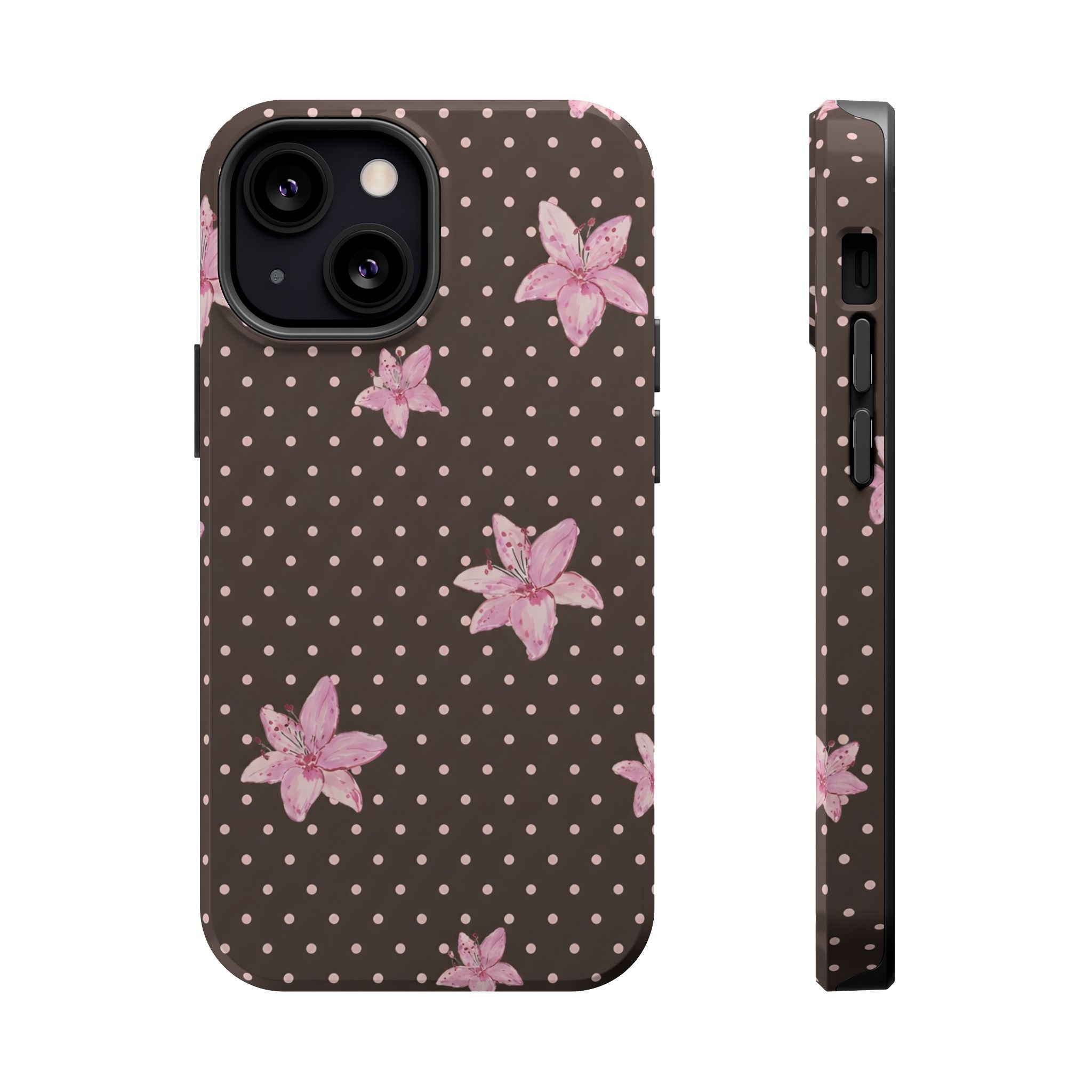 MagSafe Mocha Lily iPhone Case