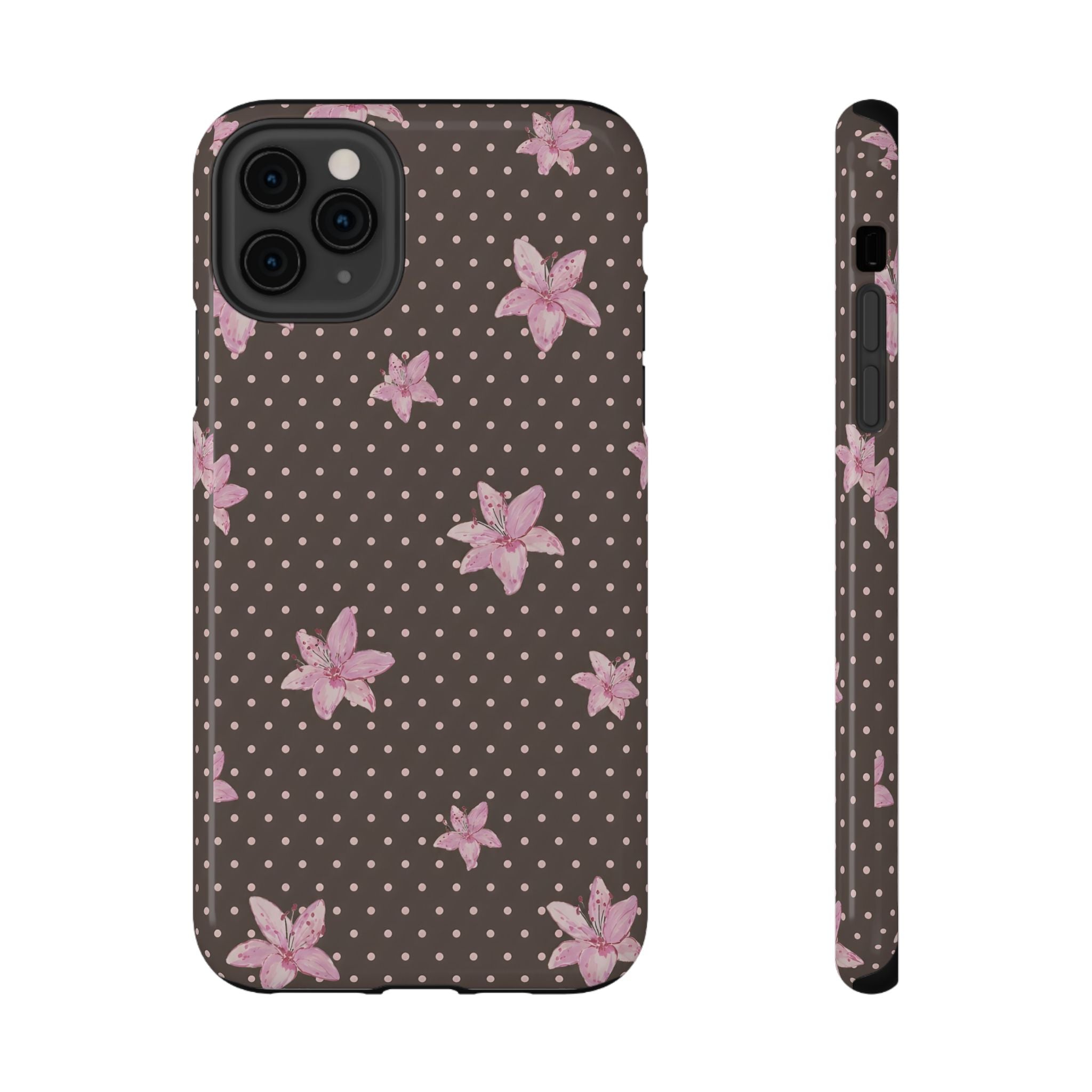 Mocha Lily iPhone Case
