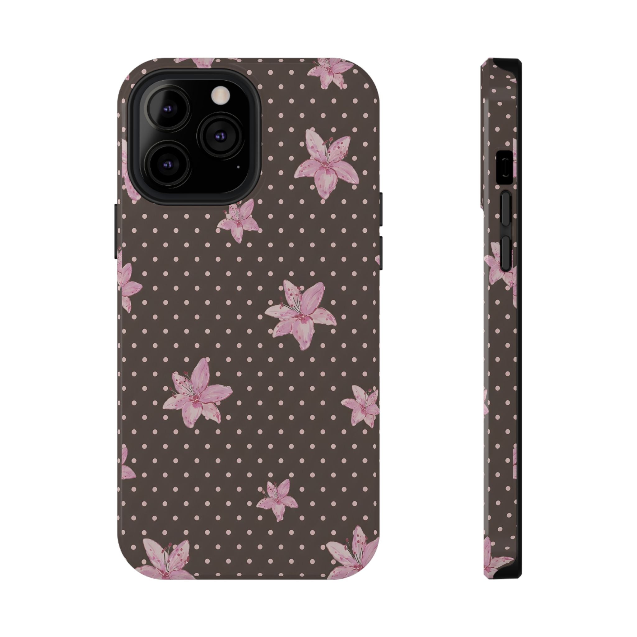 Mocha Lily iPhone Case