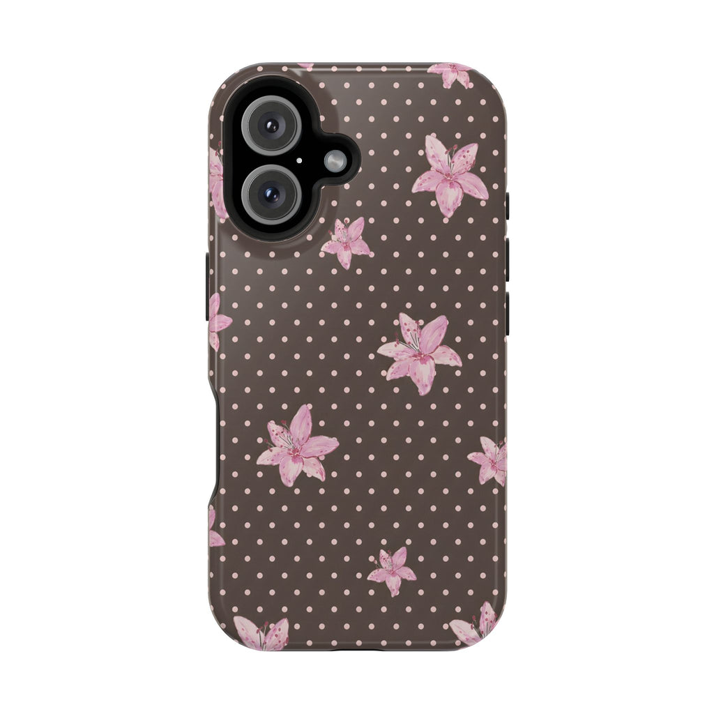 Mocha Lily iPhone Case
