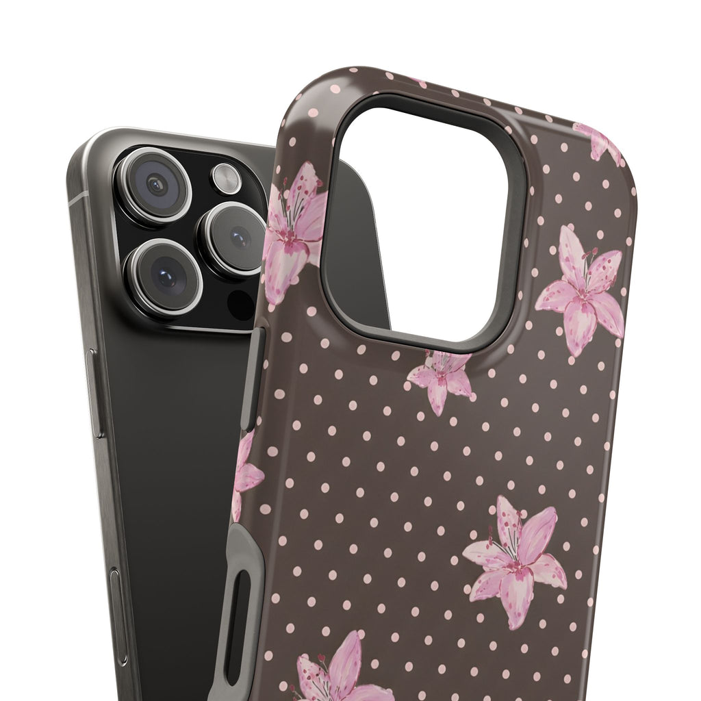 MagSafe Mocha Lily iPhone Case