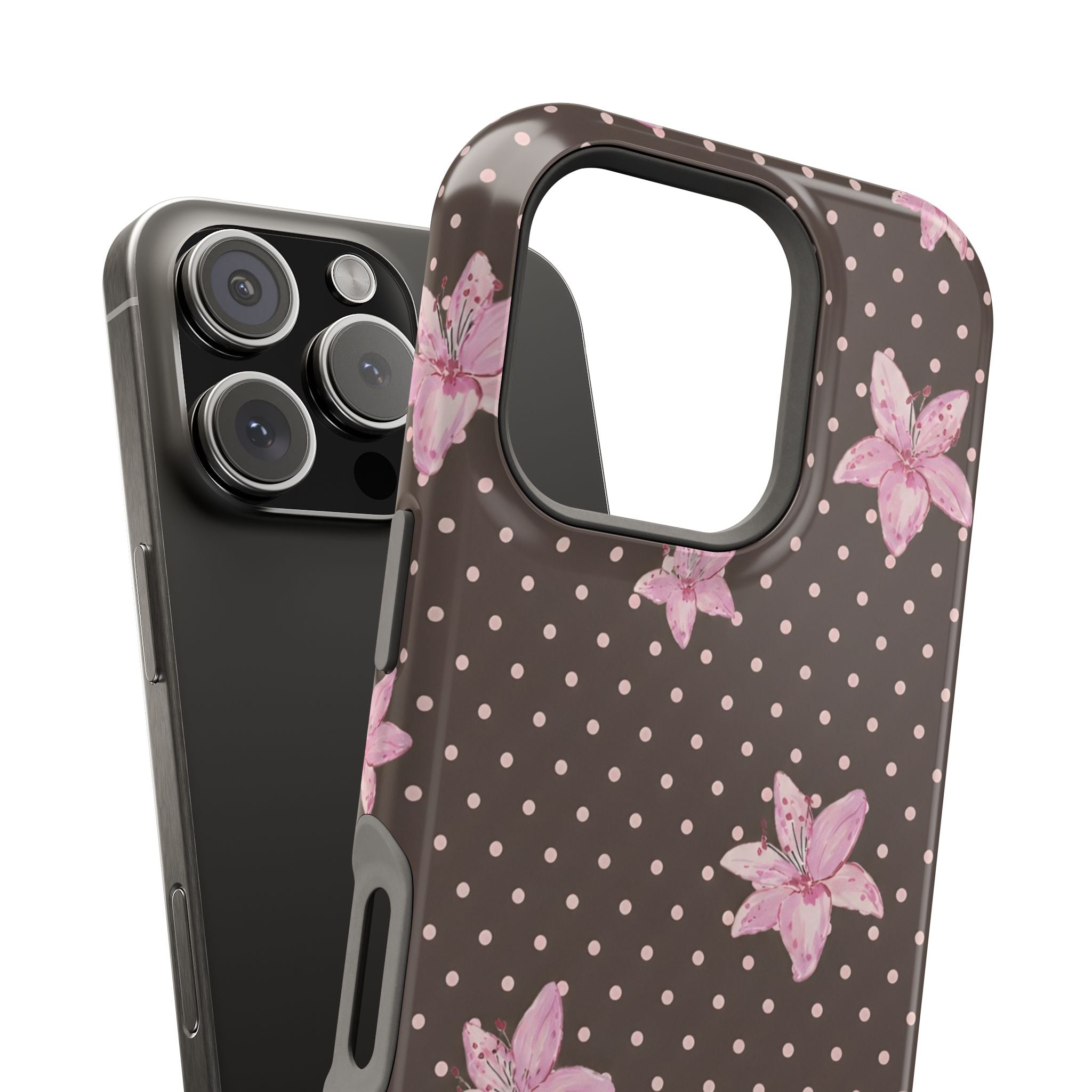 MagSafe Mocha Lily iPhone Case