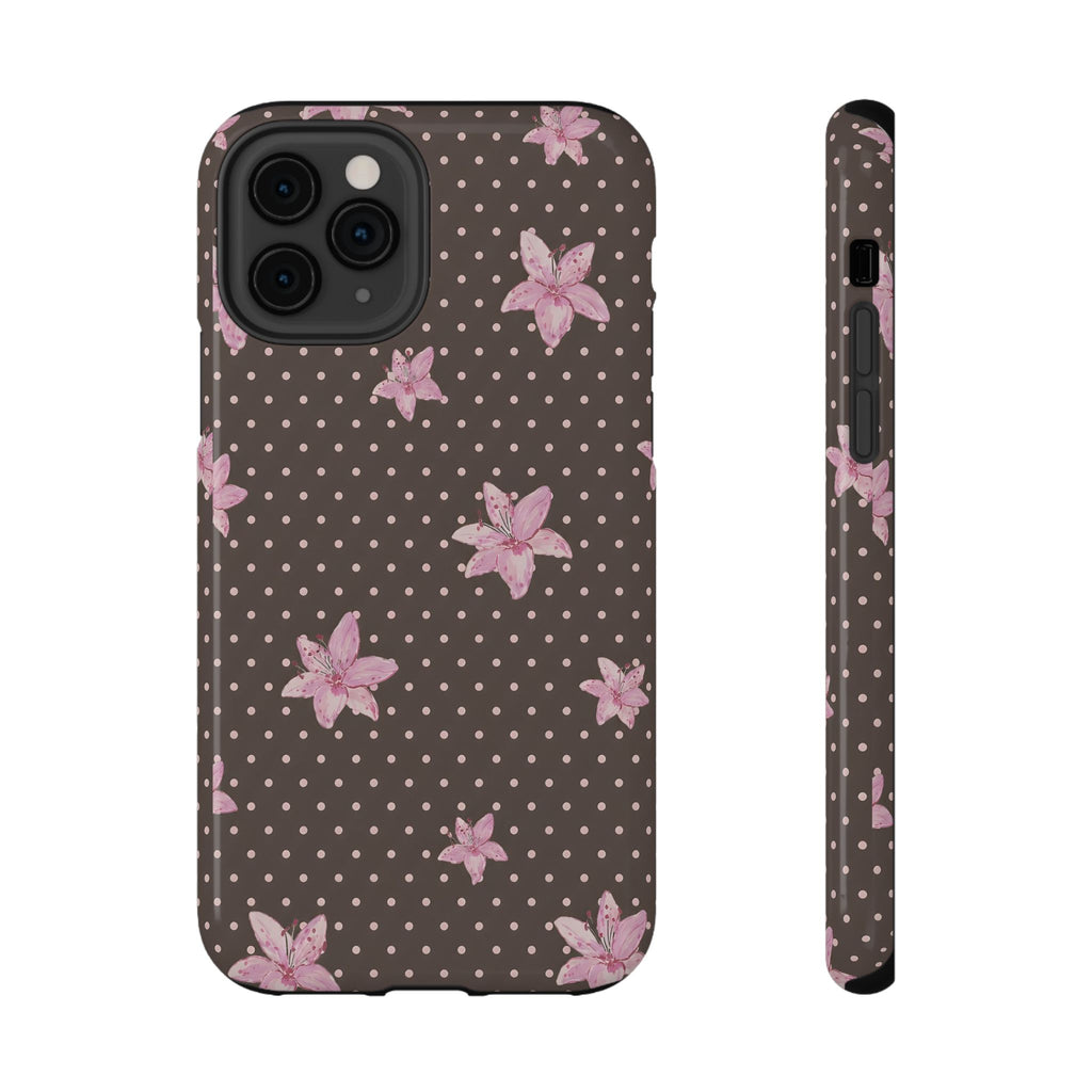 Mocha Lily iPhone Case