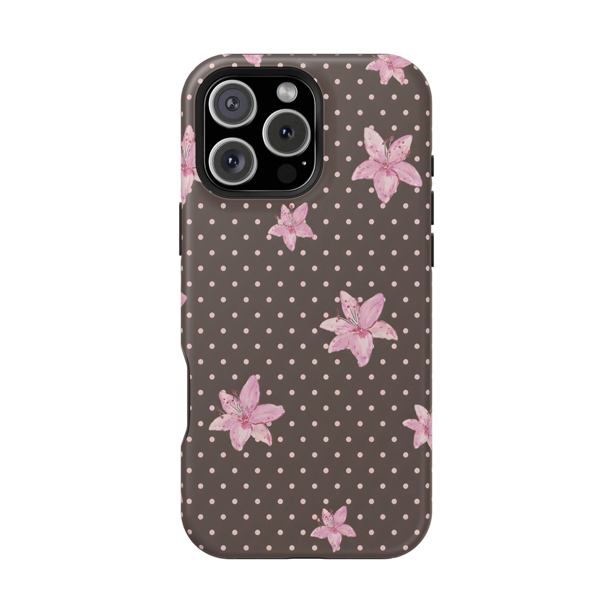 MagSafe Mocha Lily iPhone Case