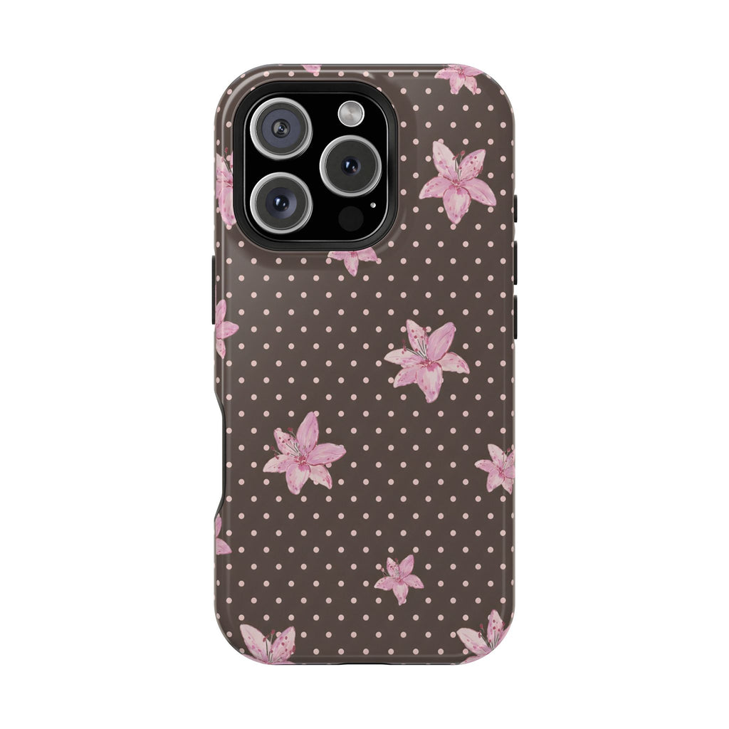 Mocha Lily iPhone Case