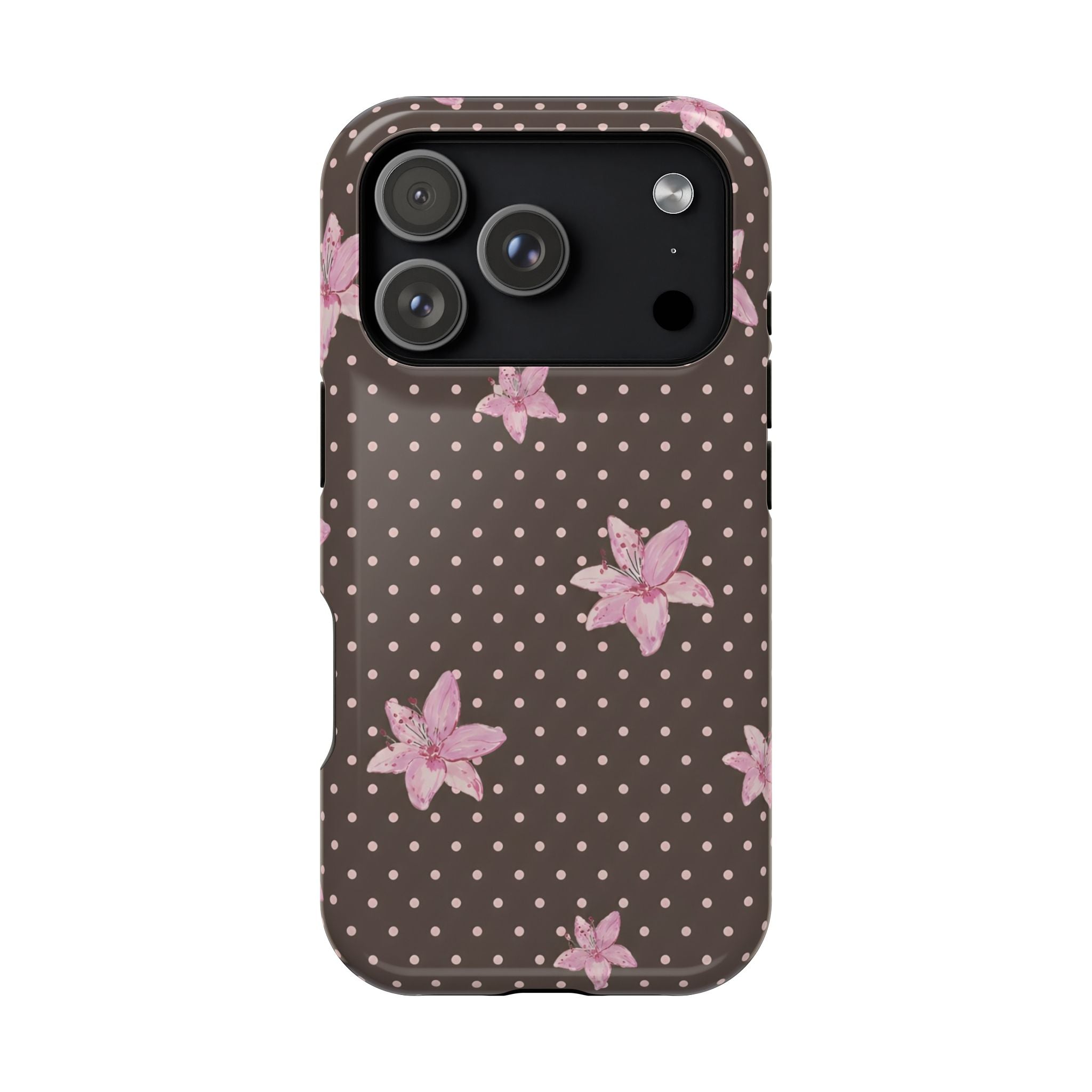 MagSafe Mocha Lily iPhone Case