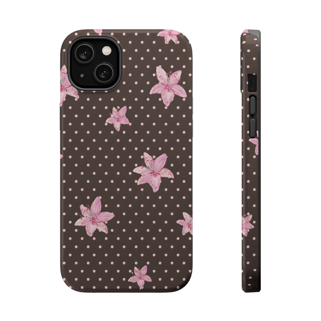 MagSafe Mocha Lily iPhone Case