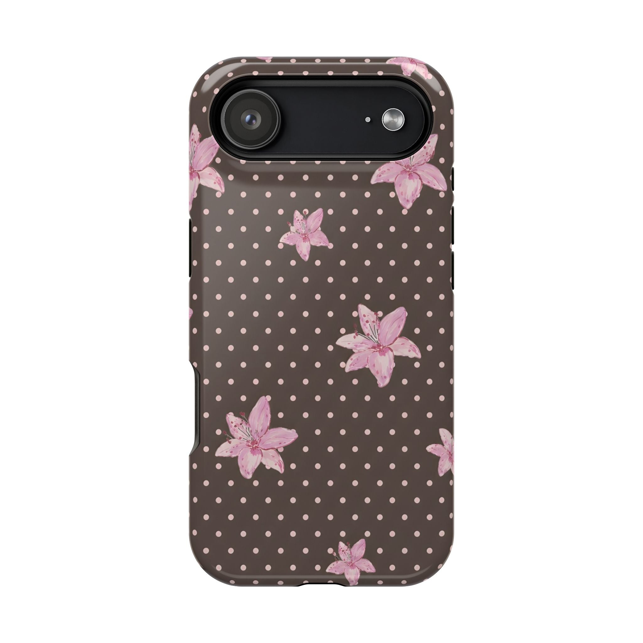 MagSafe Mocha Lily iPhone Case