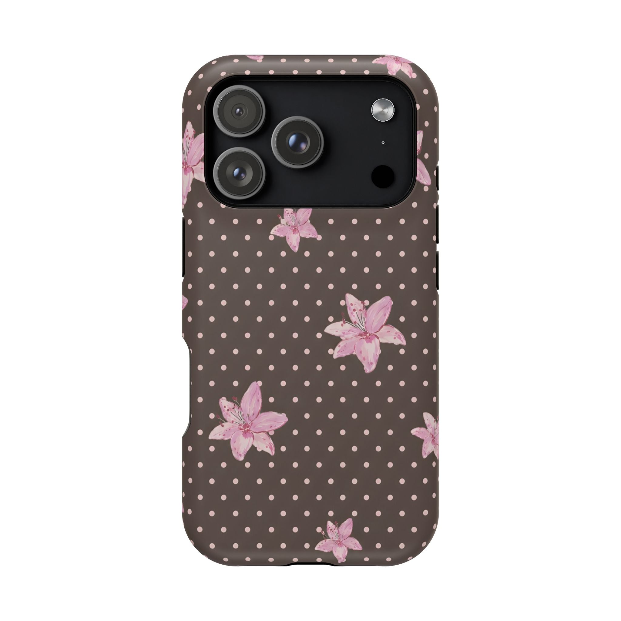 MagSafe Mocha Lily iPhone Case