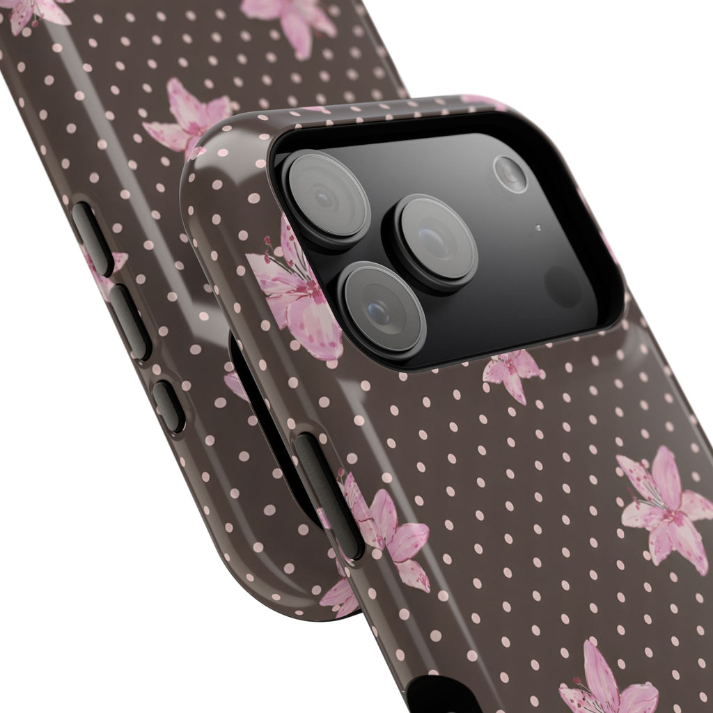 Mocha Lily iPhone Case