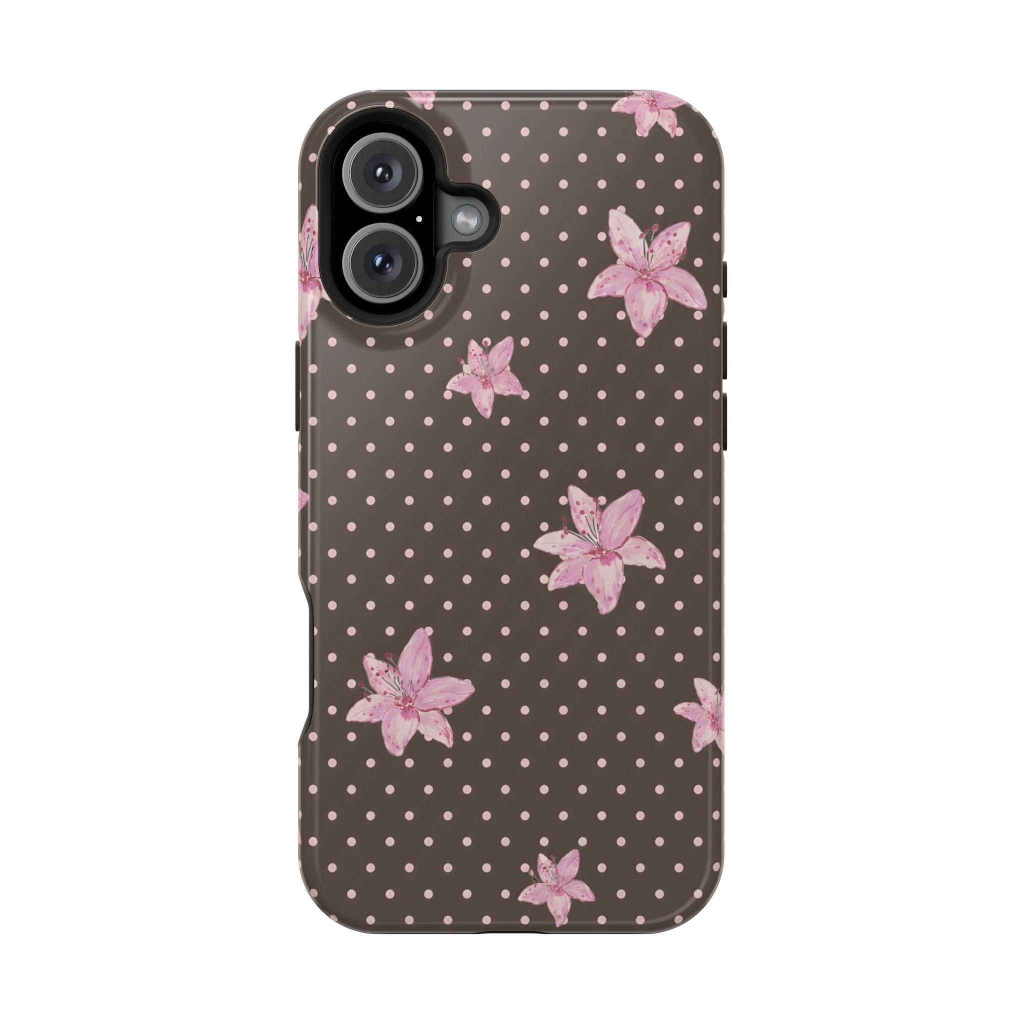 MagSafe Mocha Lily iPhone Case
