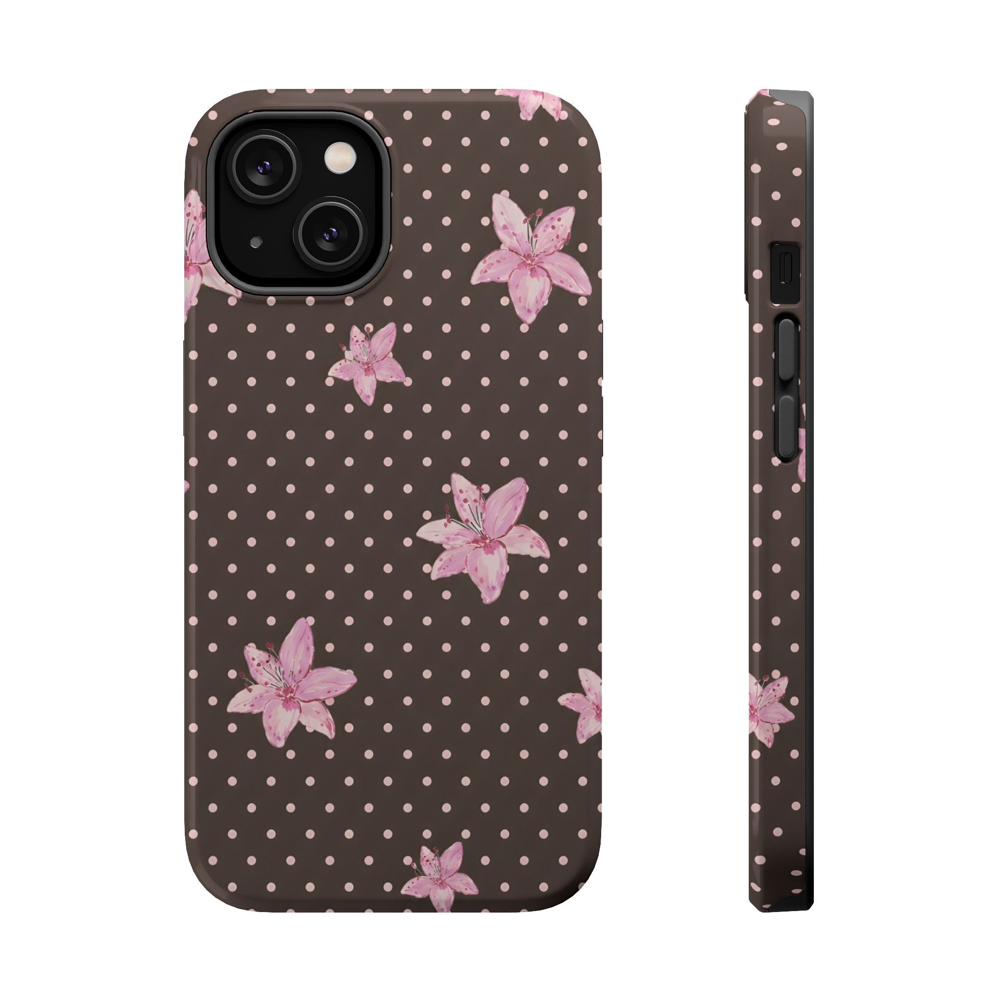 MagSafe Mocha Lily iPhone Case