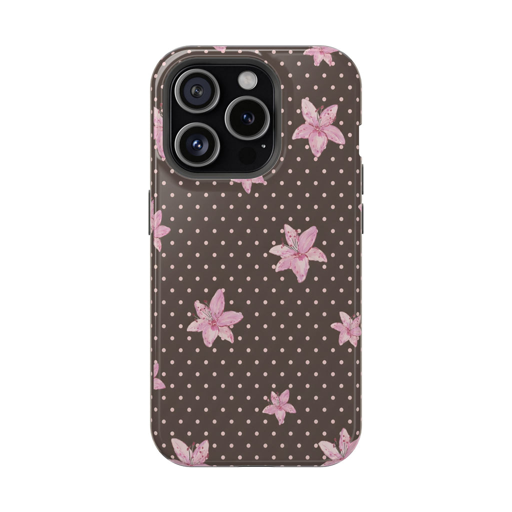 Mocha Lily iPhone Case