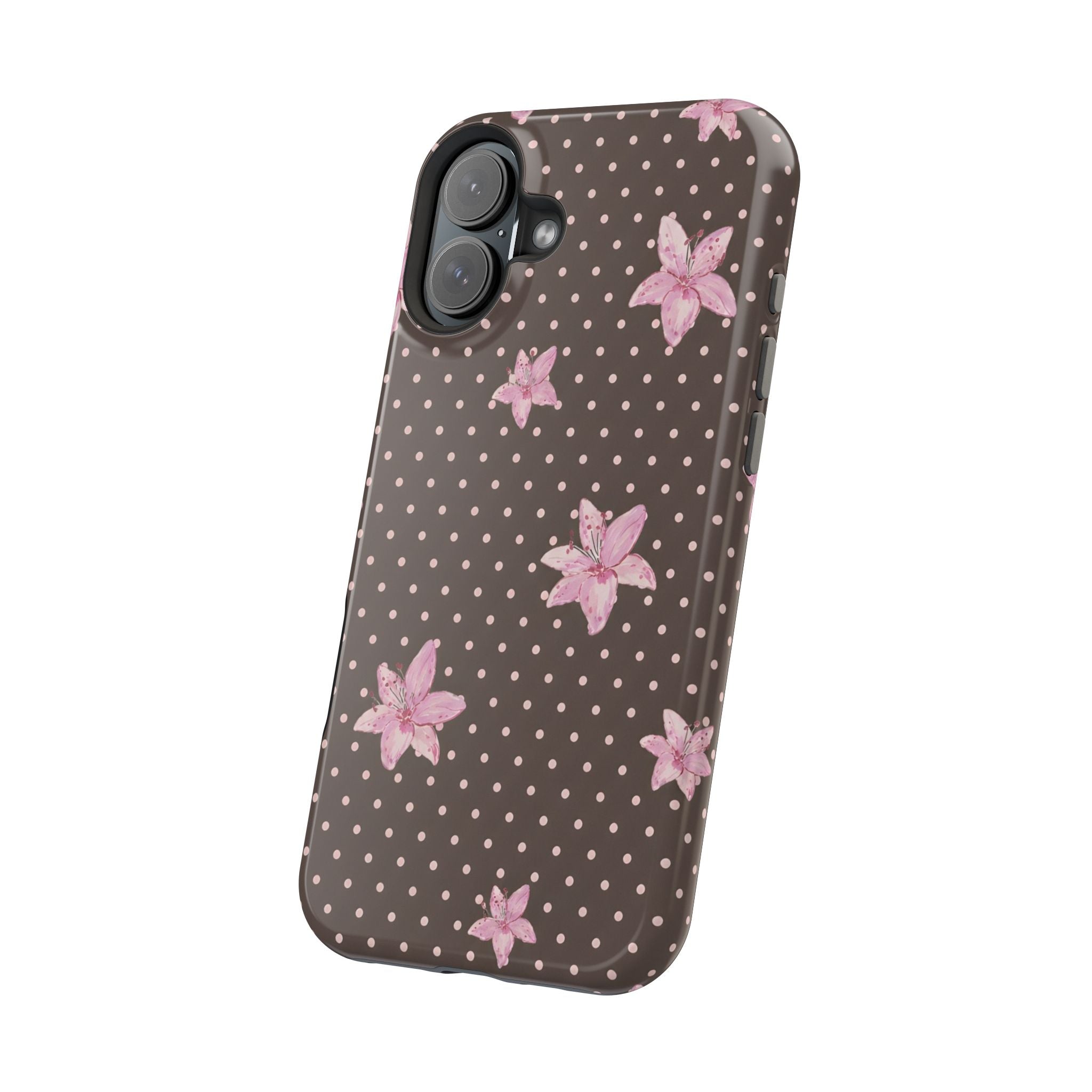 MagSafe Mocha Lily iPhone Case
