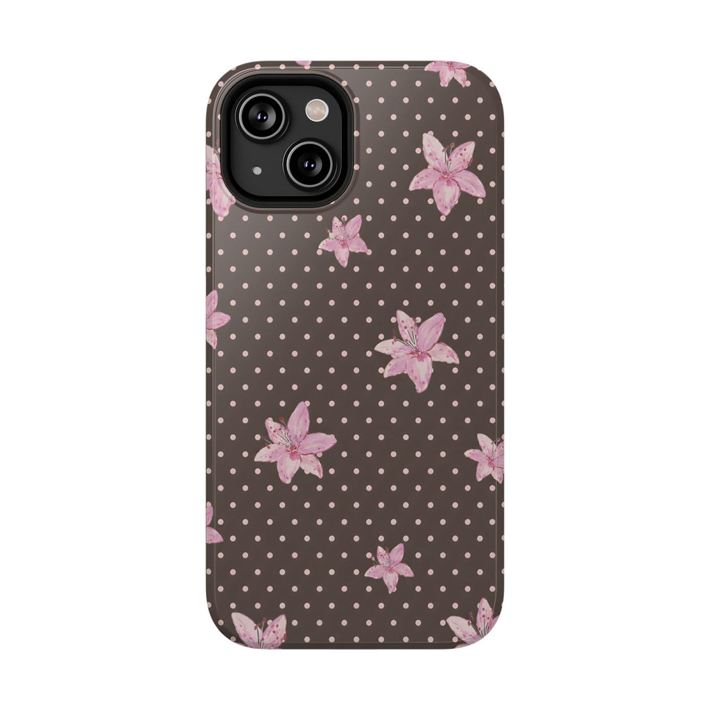 Mocha Lily iPhone Case