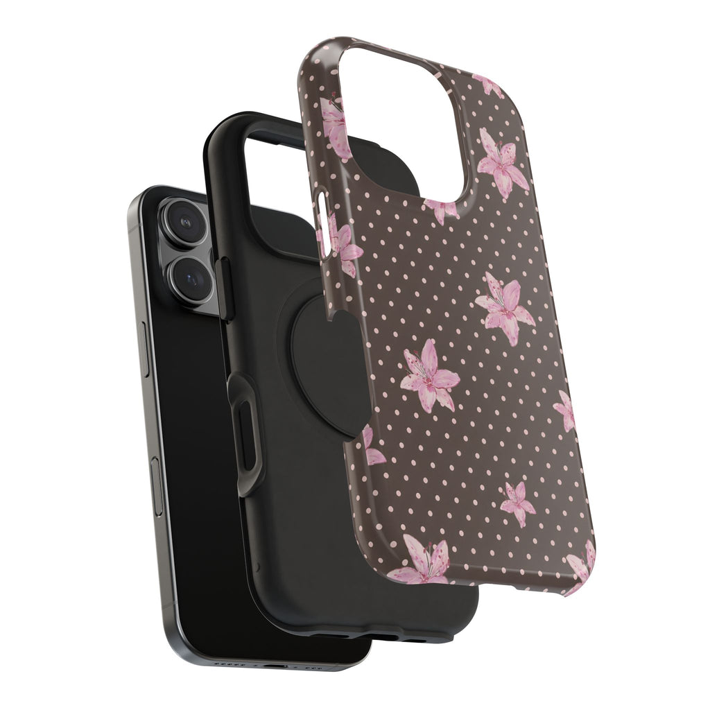 Mocha Lily iPhone Case