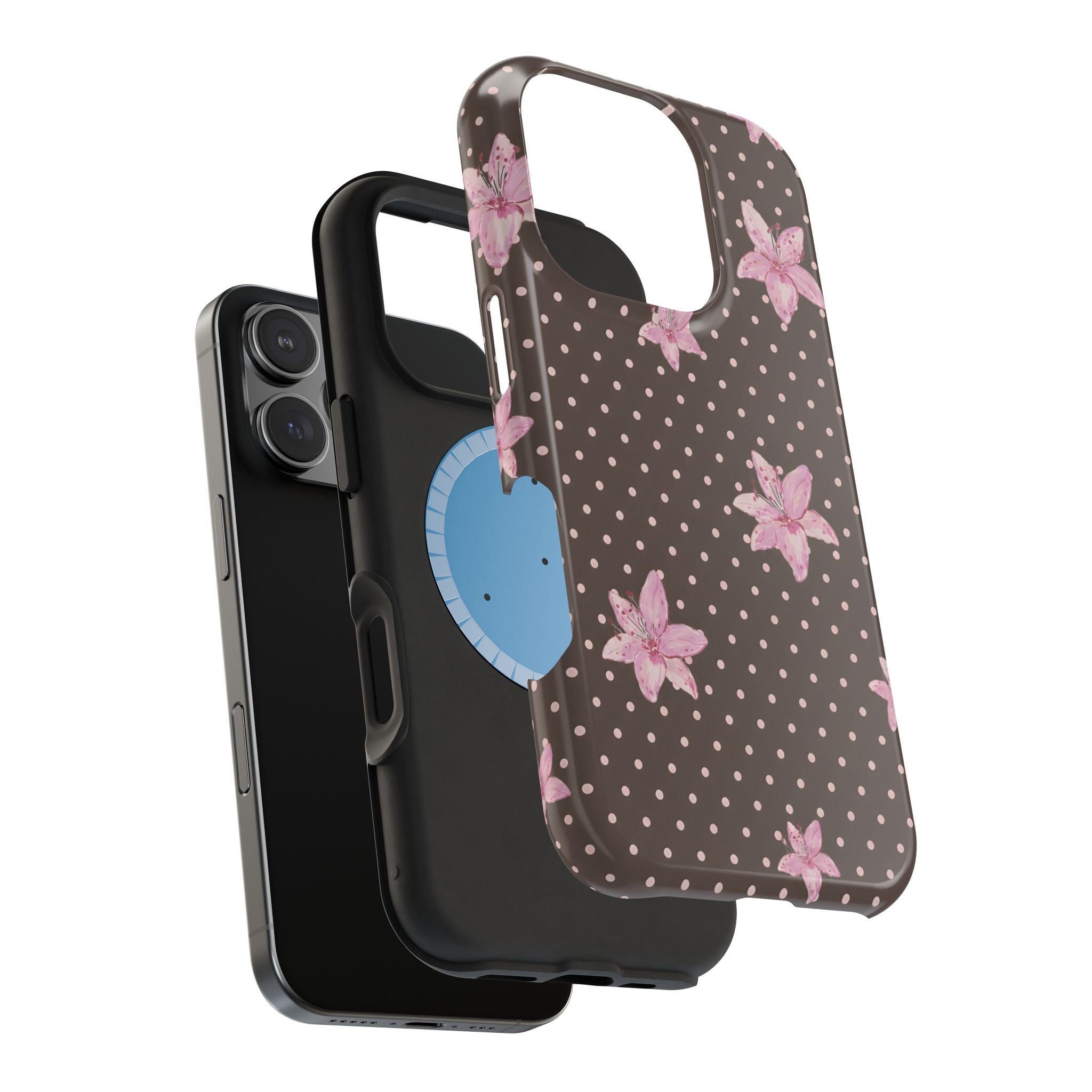 MagSafe Mocha Lily iPhone Case