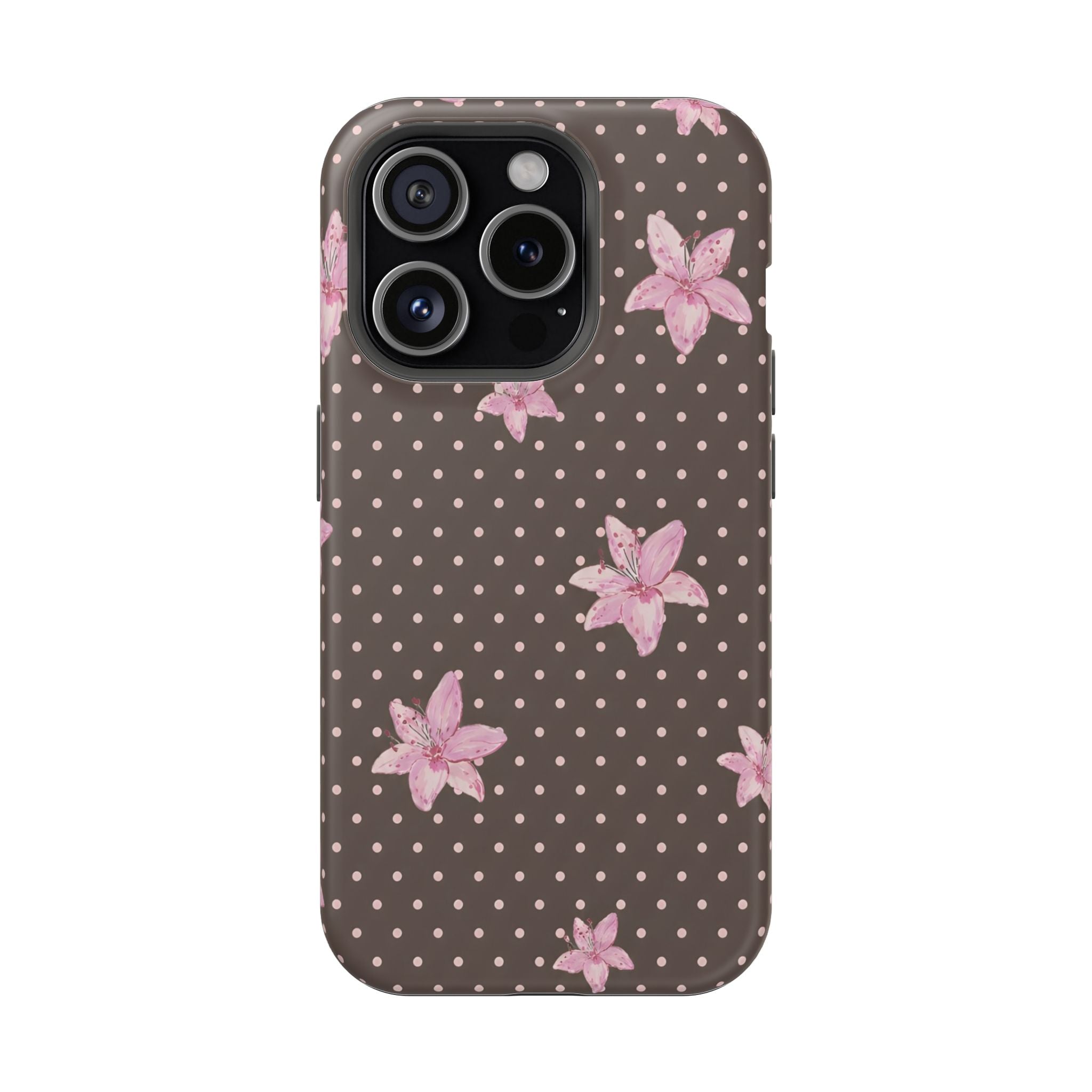 MagSafe Mocha Lily iPhone Case
