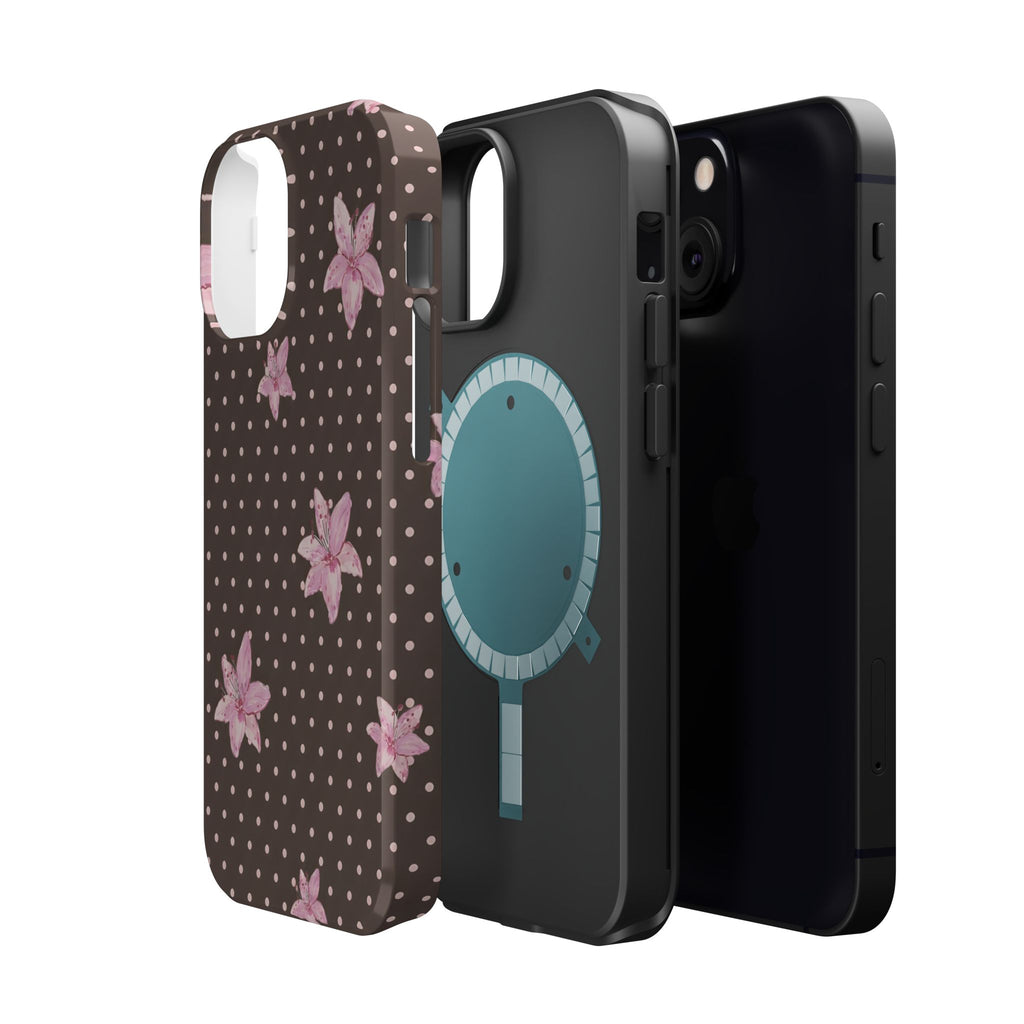 MagSafe Mocha Lily iPhone Case