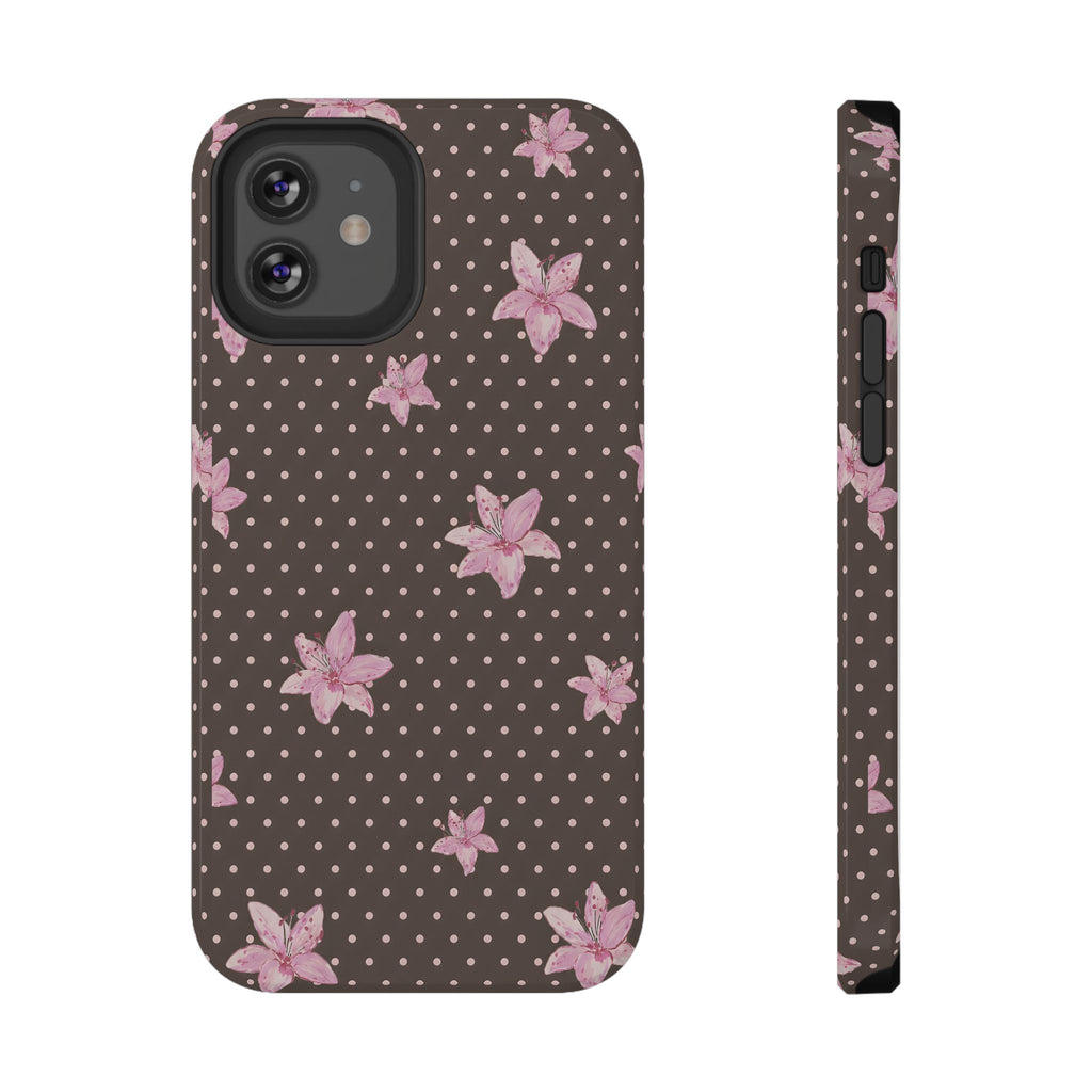 Mocha Lily iPhone Case