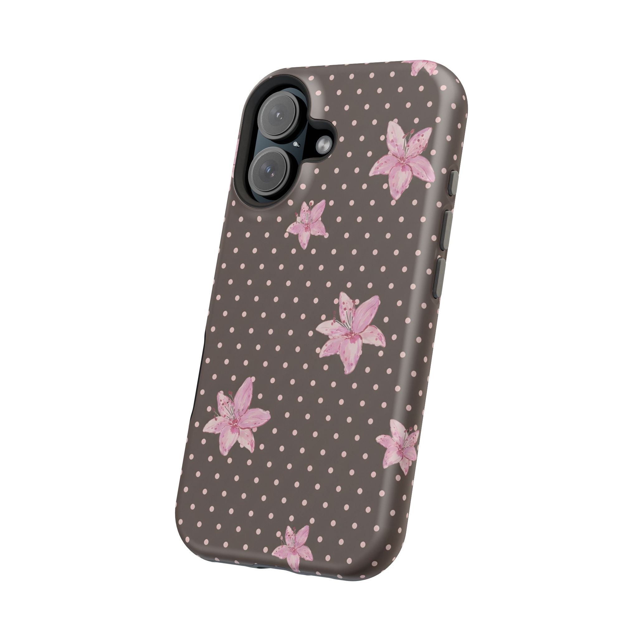MagSafe Mocha Lily iPhone Case