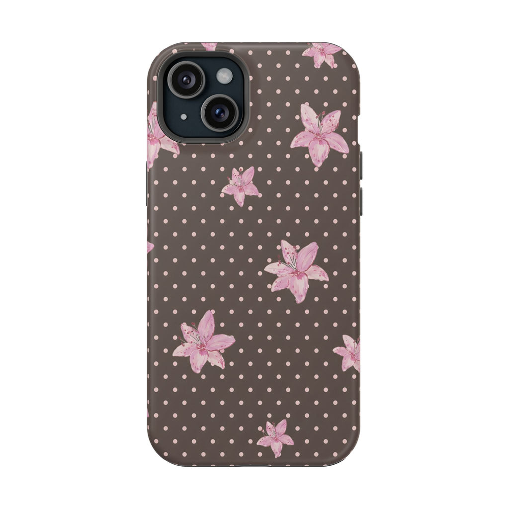 MagSafe Mocha Lily iPhone Case