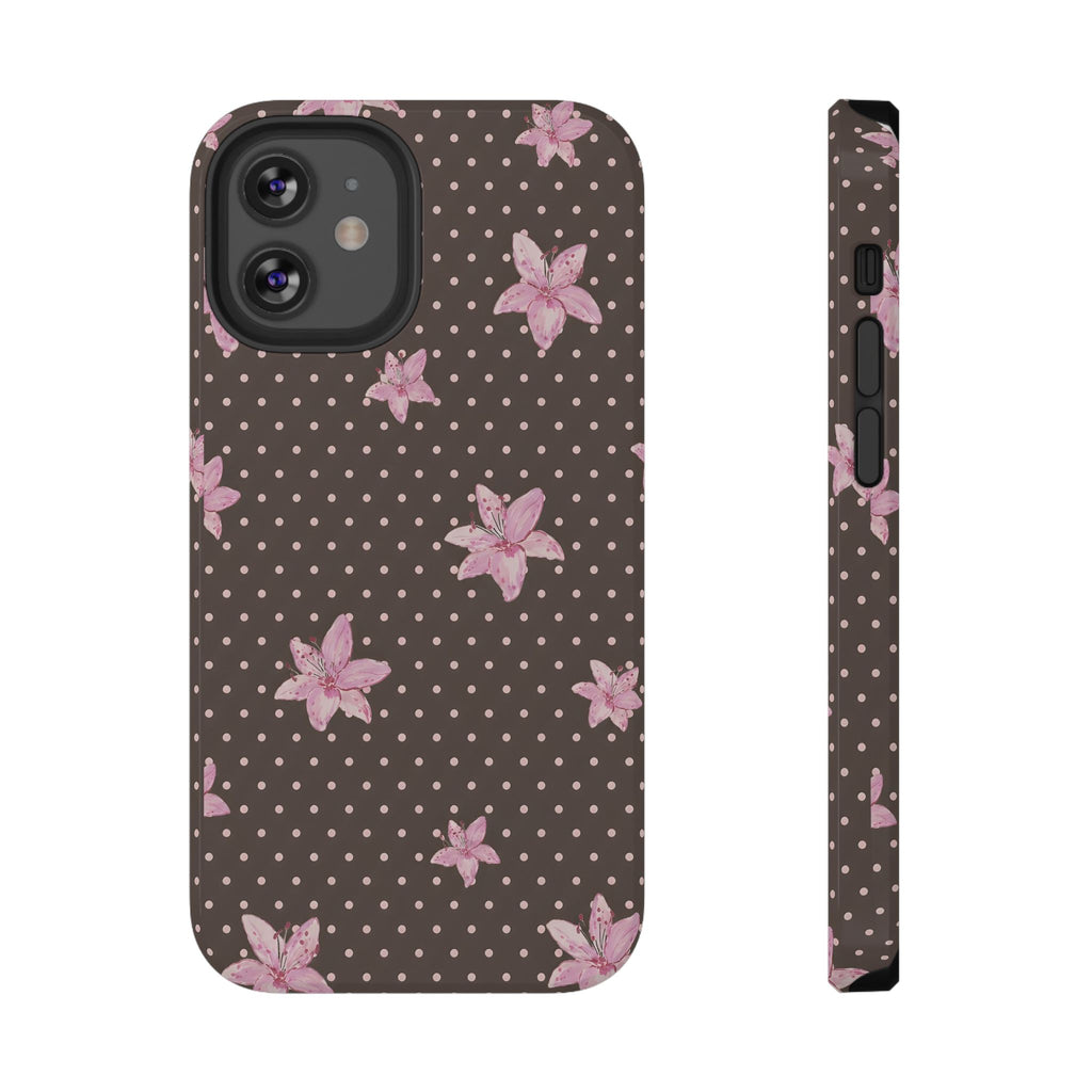 Mocha Lily iPhone Case