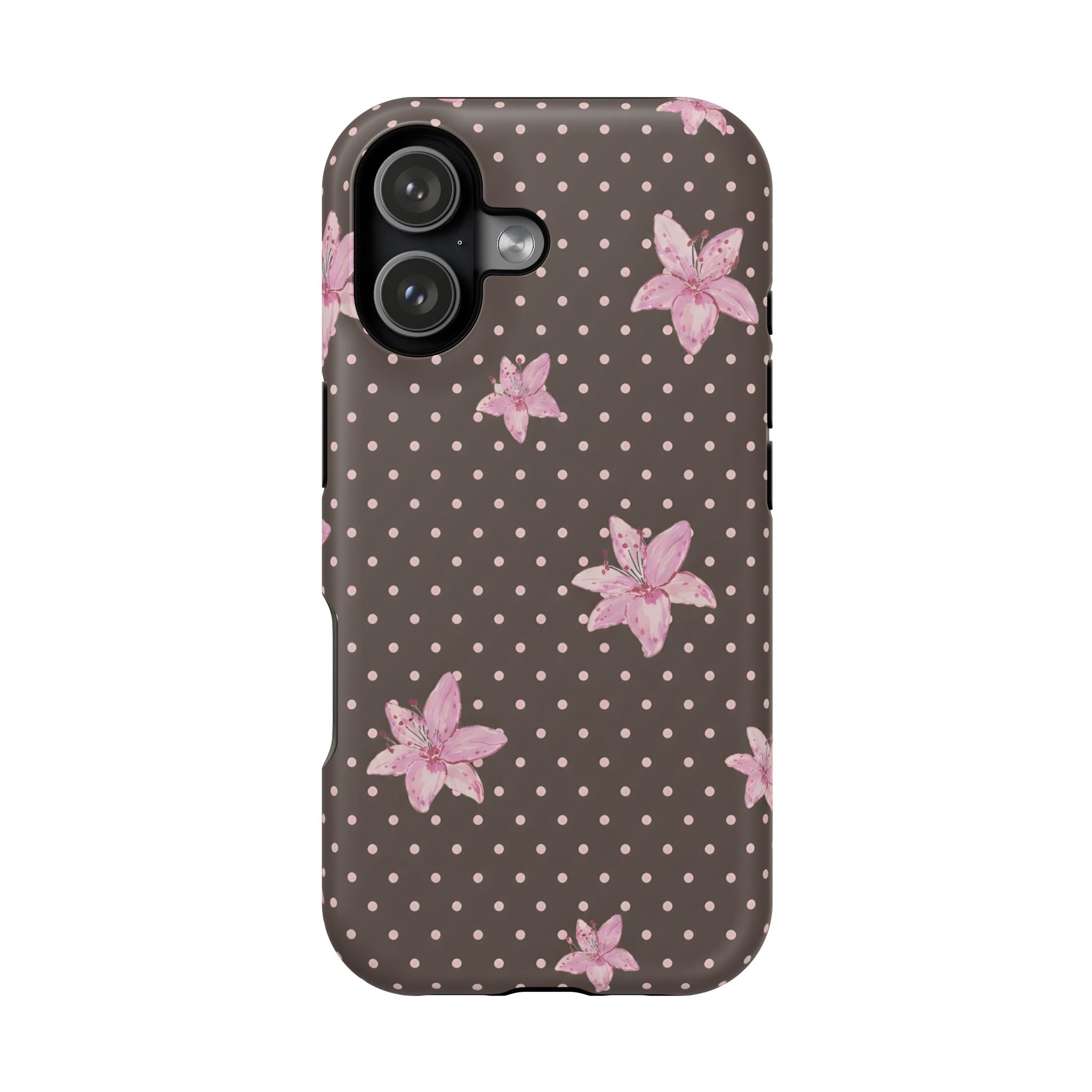 MagSafe Mocha Lily iPhone Case