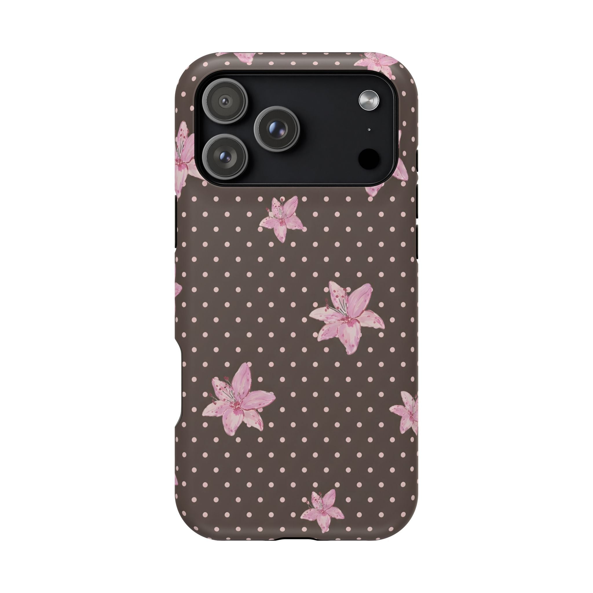 MagSafe Mocha Lily iPhone Case
