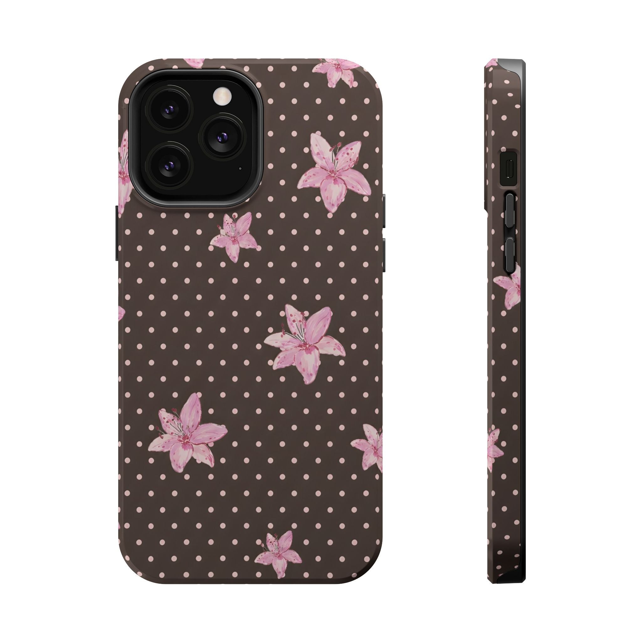MagSafe Mocha Lily iPhone Case