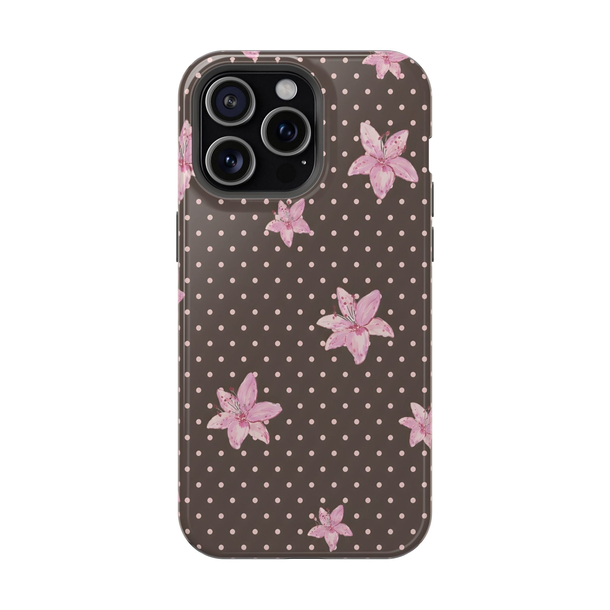 MagSafe Mocha Lily iPhone Case