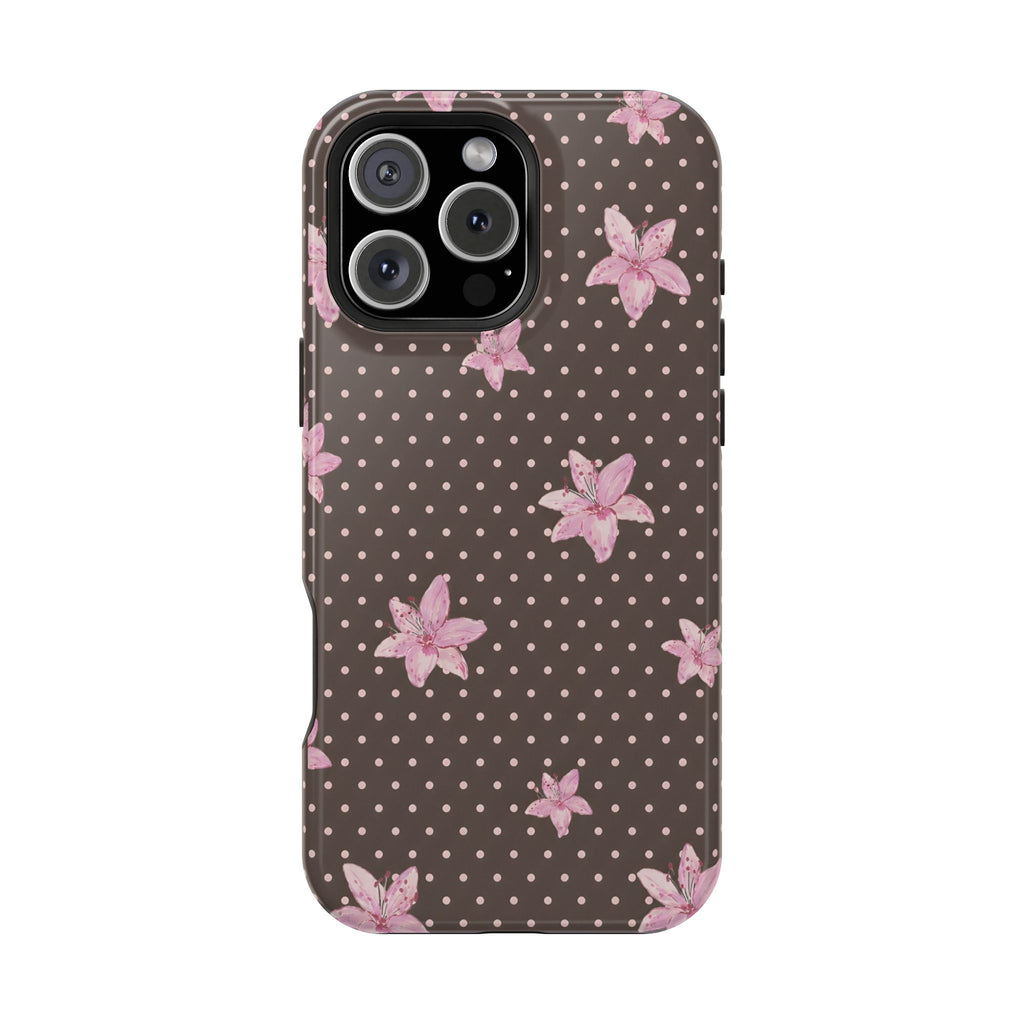 Mocha Lily iPhone Case