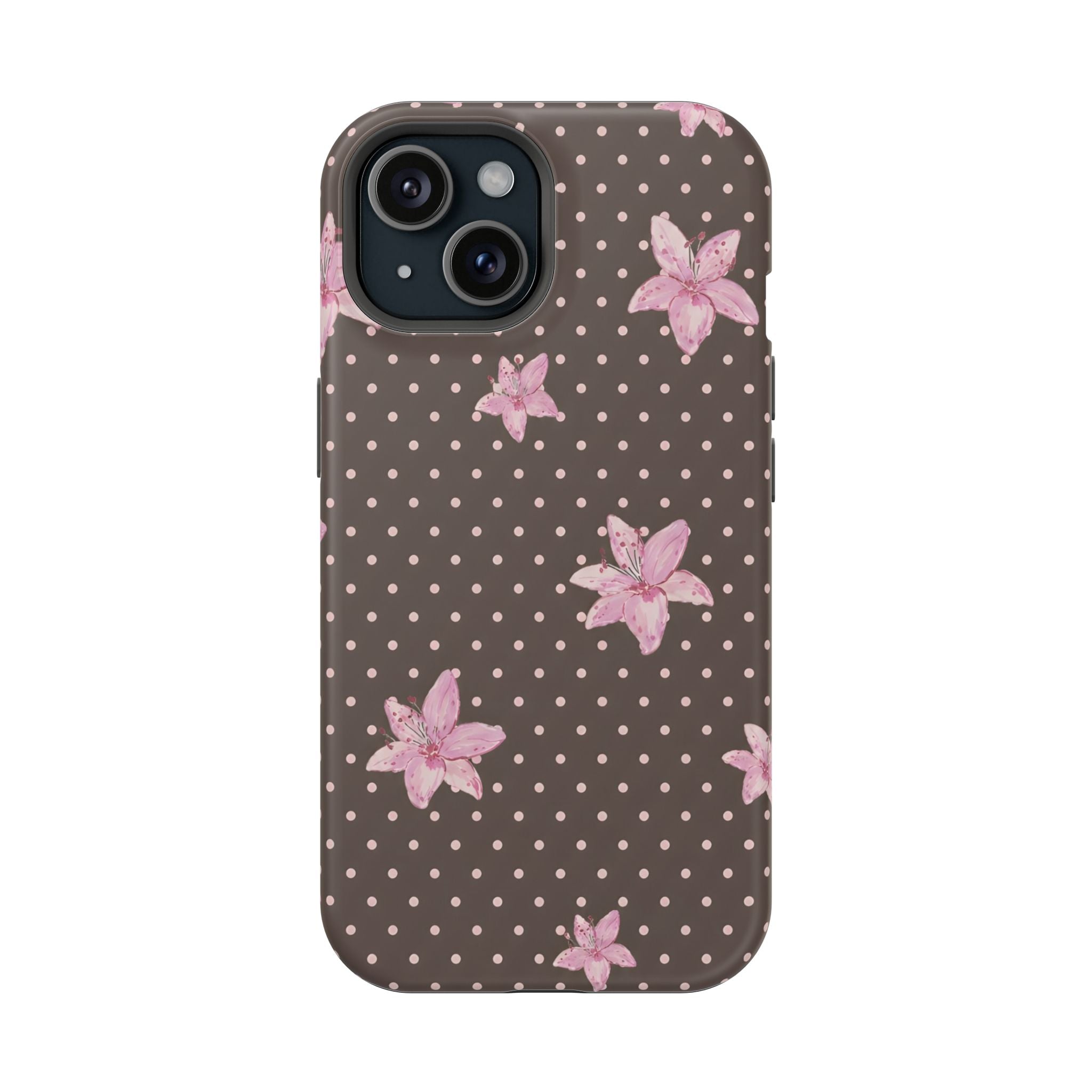 MagSafe Mocha Lily iPhone Case