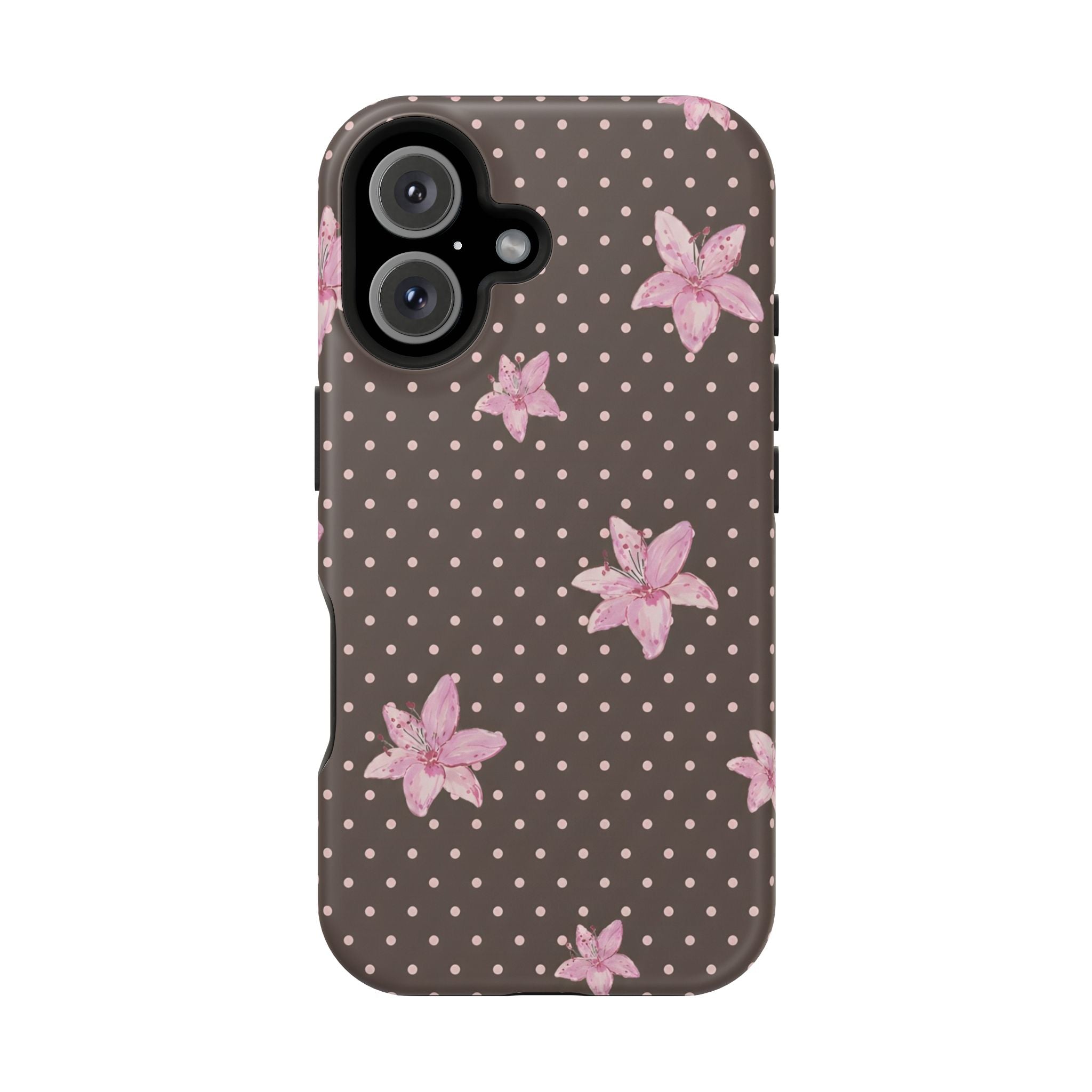 MagSafe Mocha Lily iPhone Case
