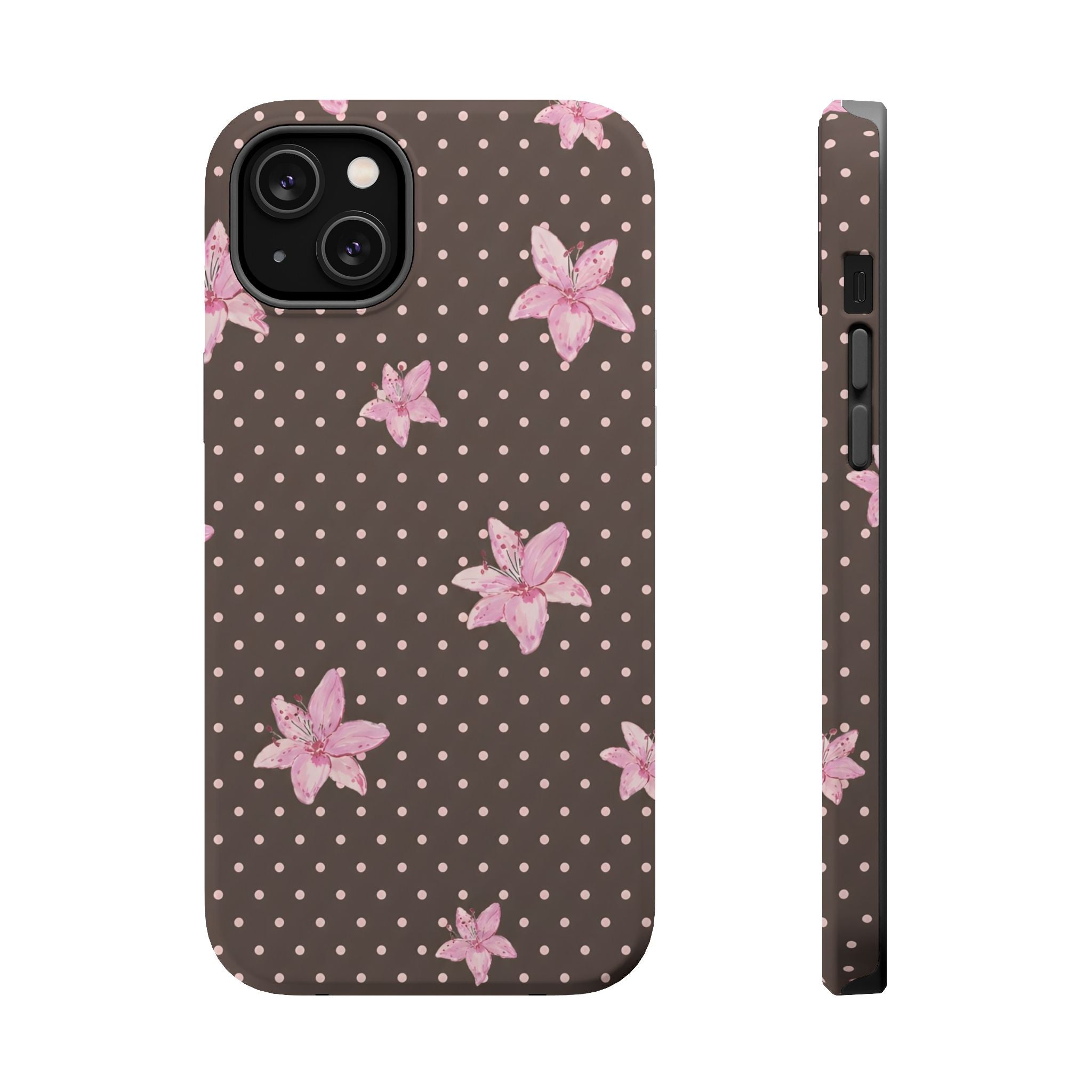 MagSafe Mocha Lily iPhone Case