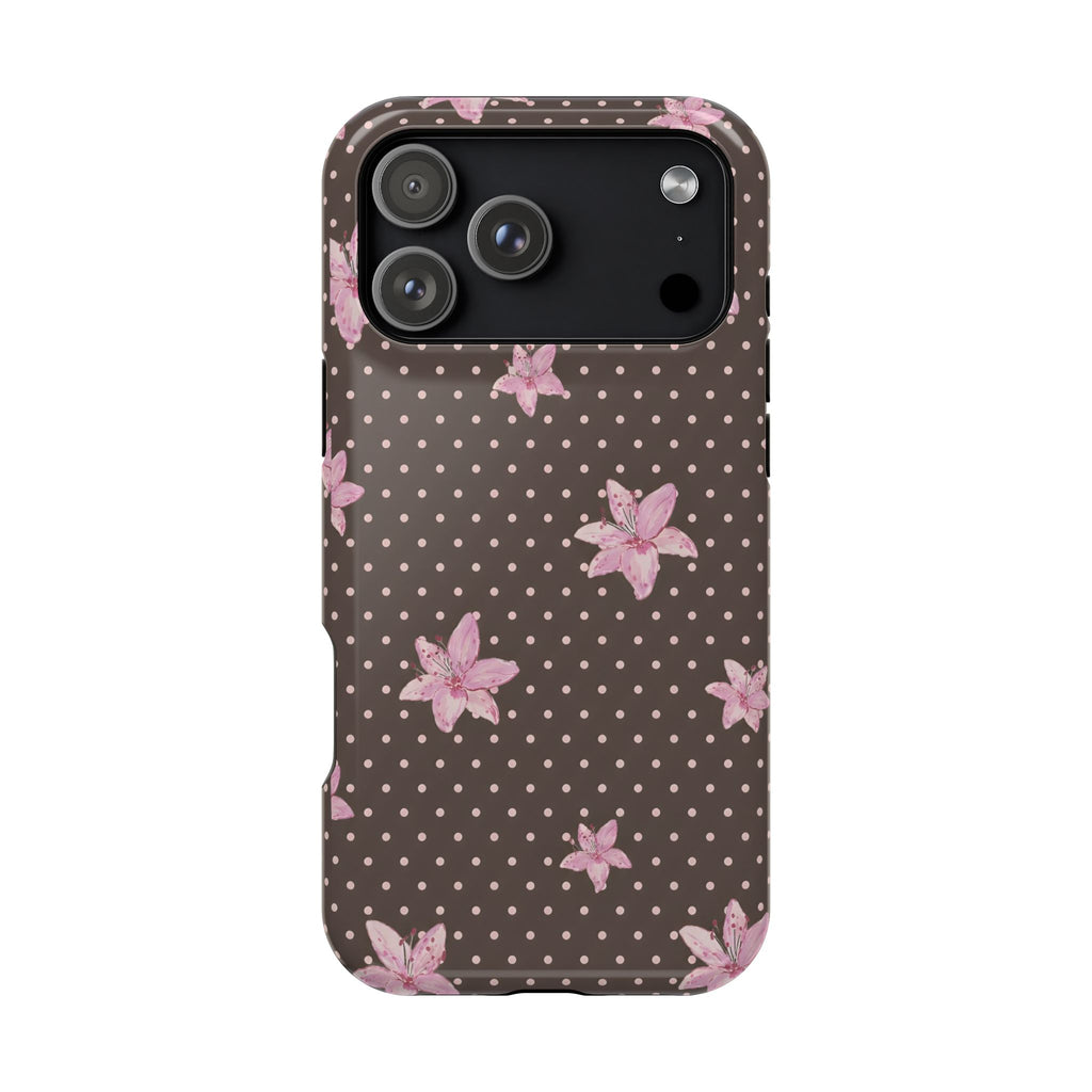 Mocha Lily iPhone Case