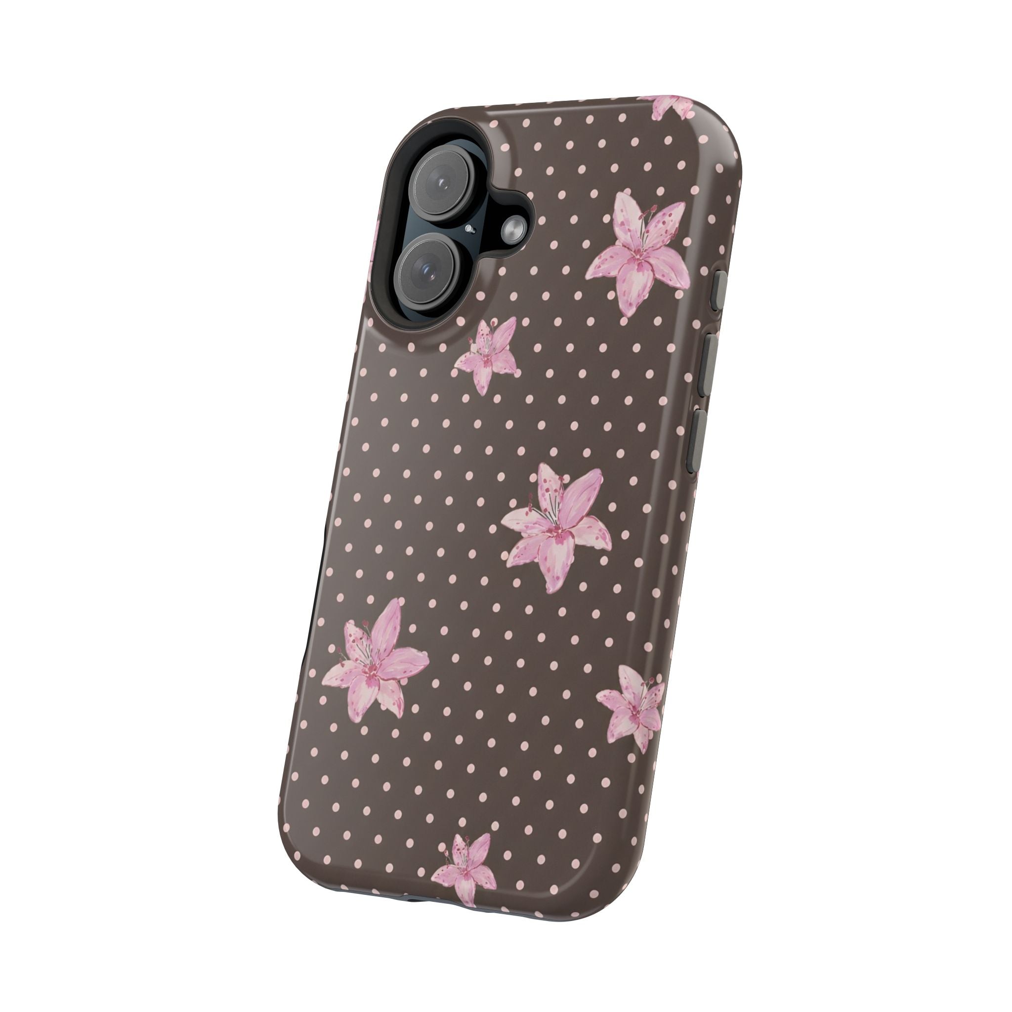 MagSafe Mocha Lily iPhone Case