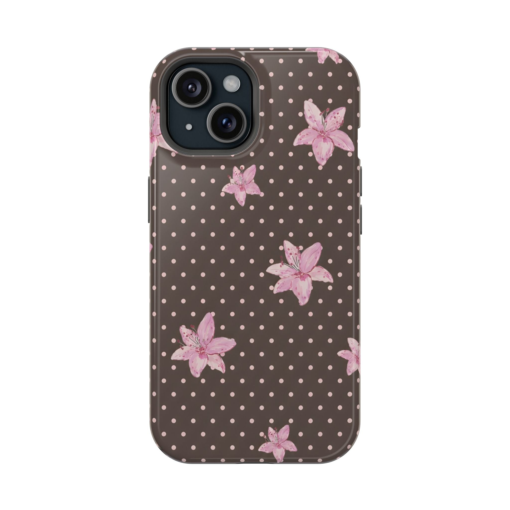 MagSafe Mocha Lily iPhone Case
