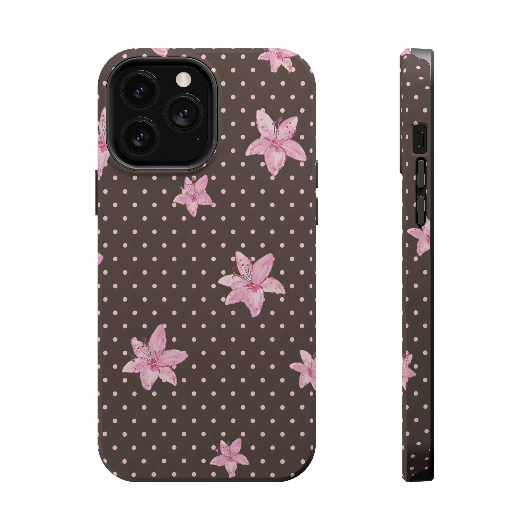MagSafe Mocha Lily iPhone Case