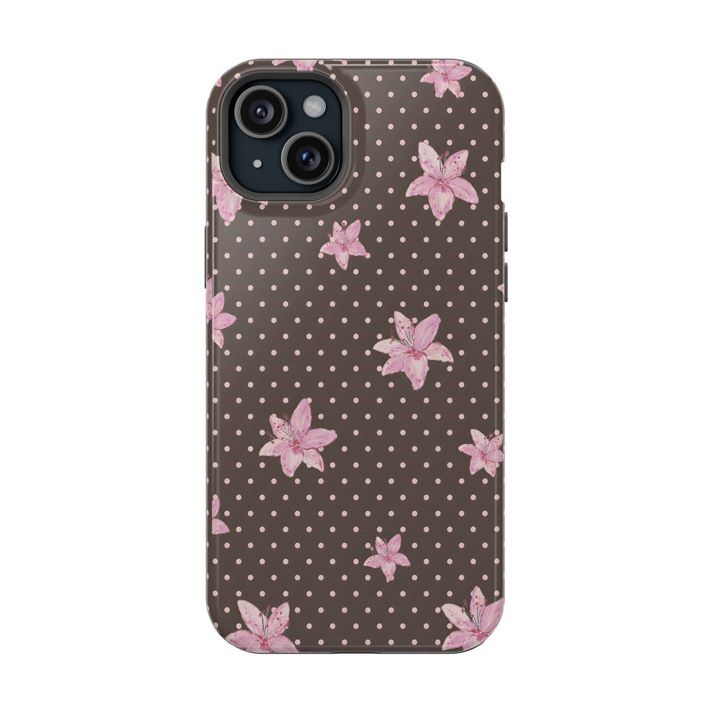 Mocha Lily iPhone Case