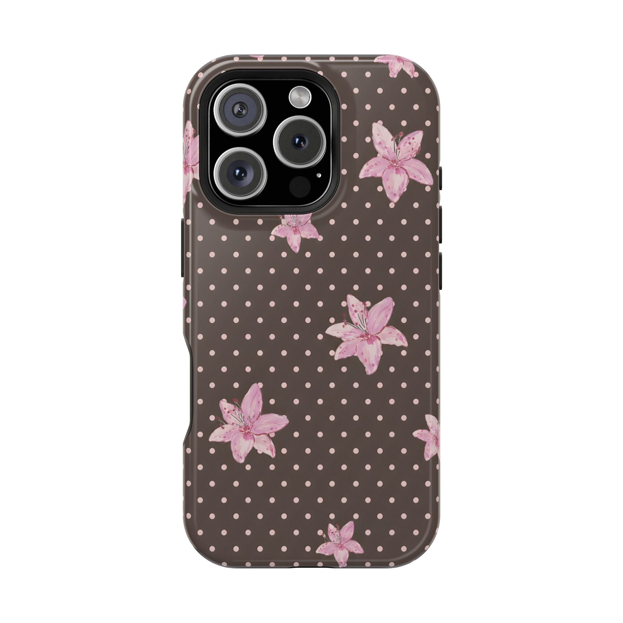 MagSafe Mocha Lily iPhone Case